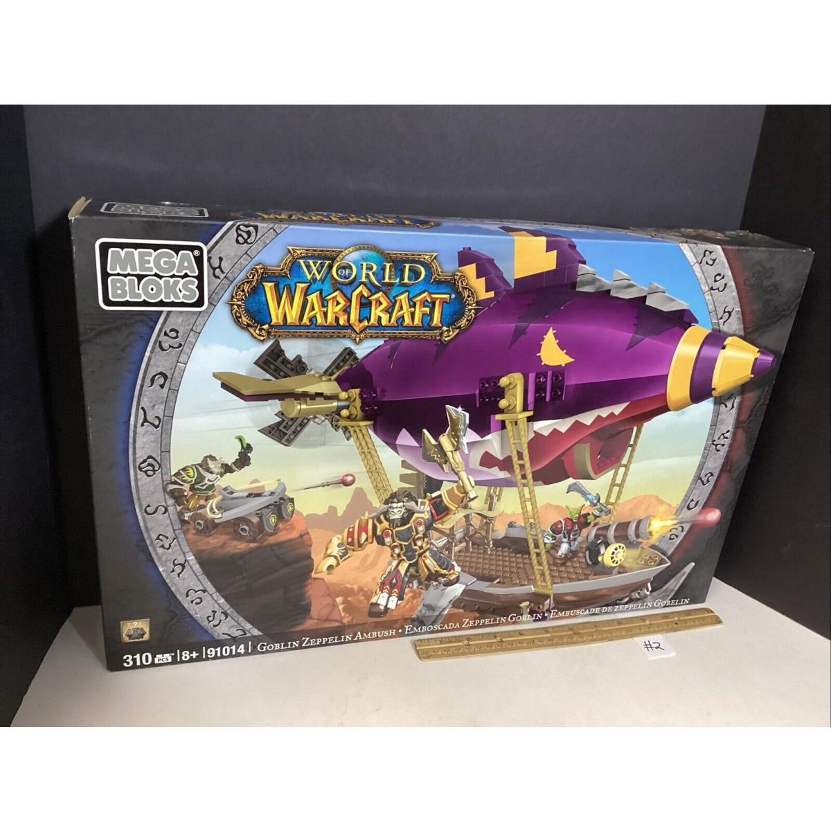 World of Warcraft Mega Bloks Goblin Zeppelin Ambush 310 pc Model Kit 91014 2