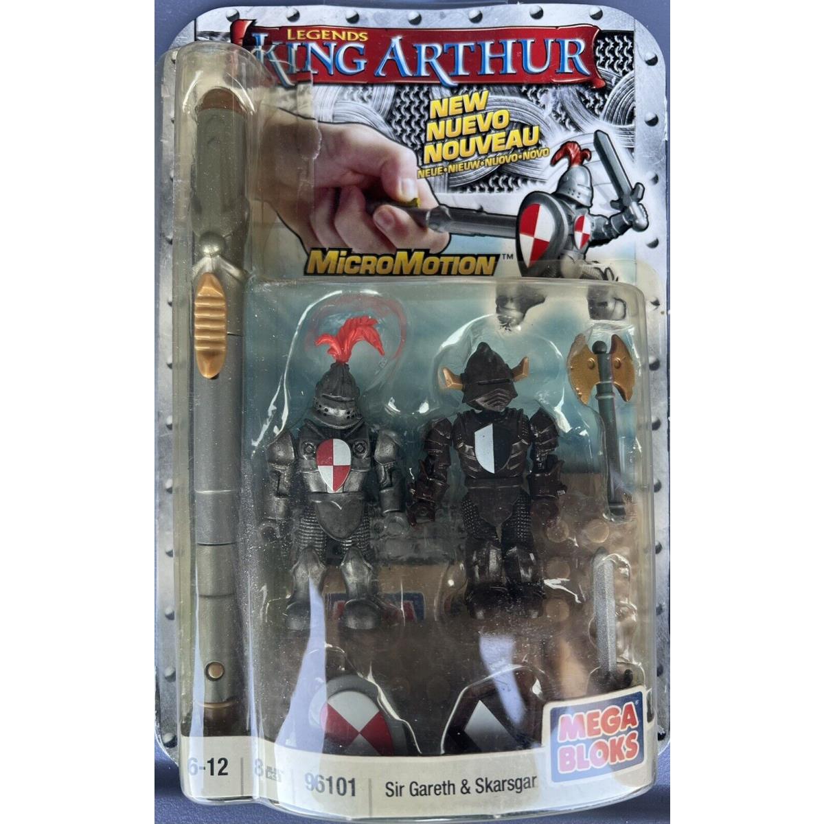 Mega Bloks King Arthur Micro Motion Action Figures Set 96101