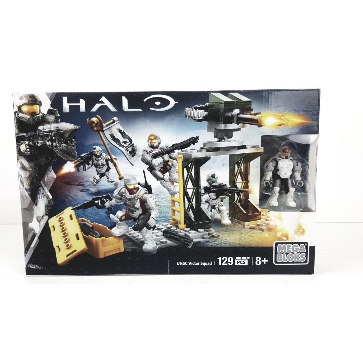 Mega Bloks Halo Unsc Victor Squad 129 Pcs