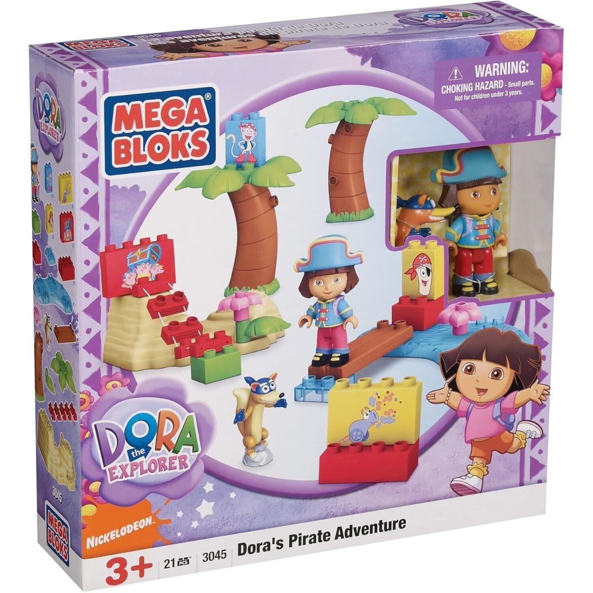 Dora The Explorer Mega Bloks 3045 Pirate Adventure Set