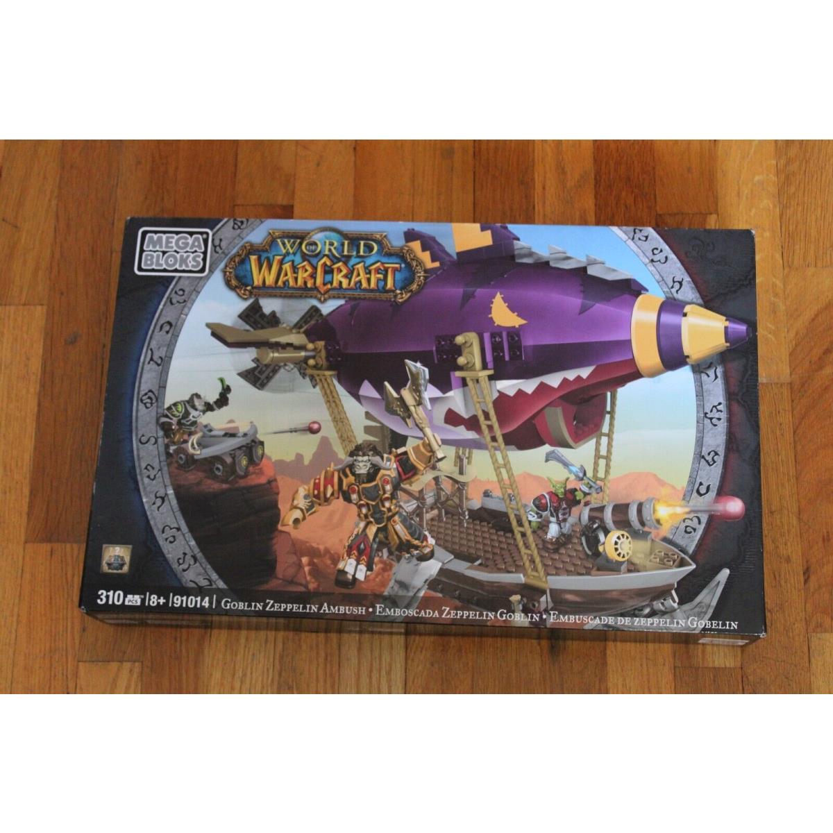 World of Warcraft Mega Bloks Goblin Zeppelin Ambush 310 pc Model Kit 91014