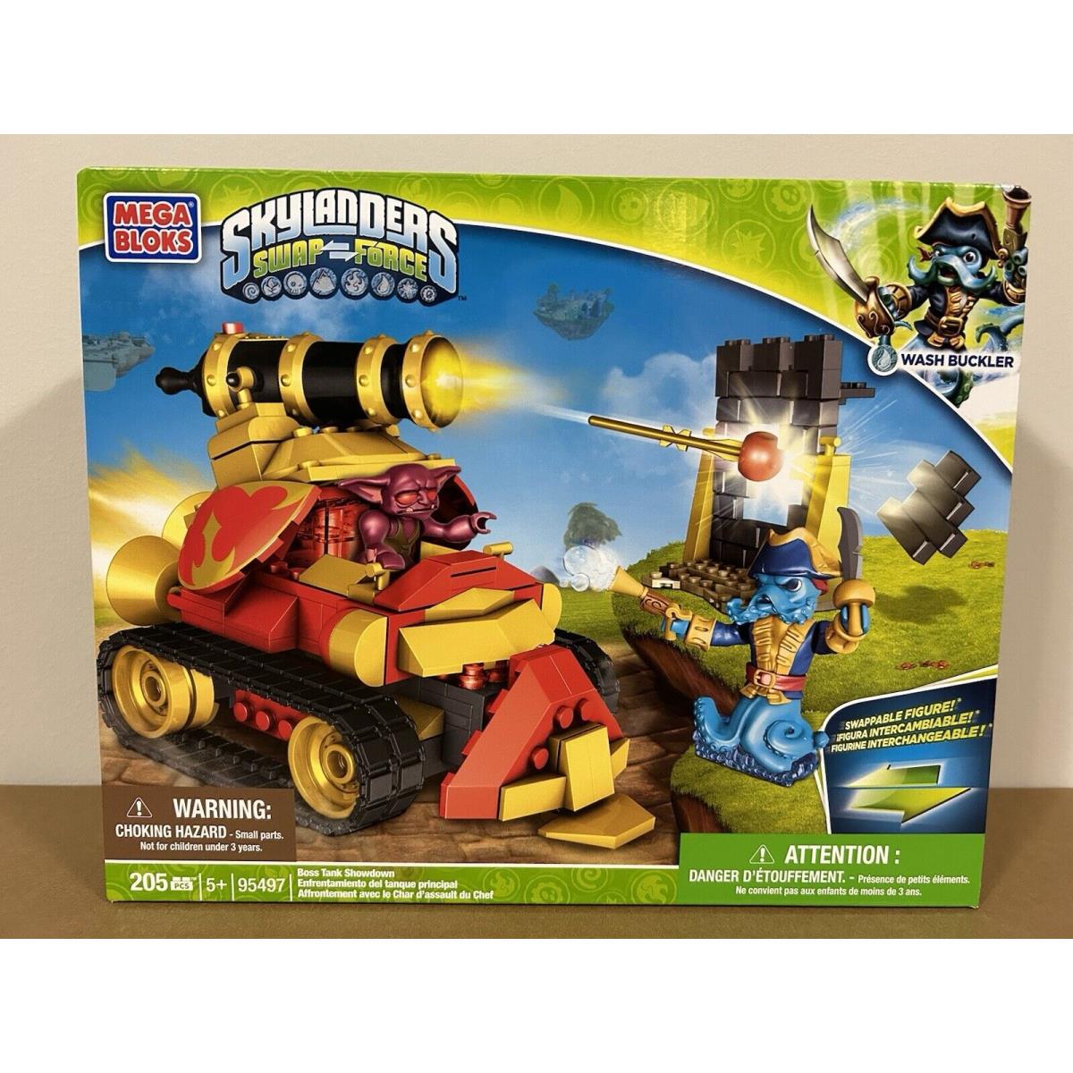 Mega Bloks Skylanders Boss Tank Showdown 95497 with Wash Buckler