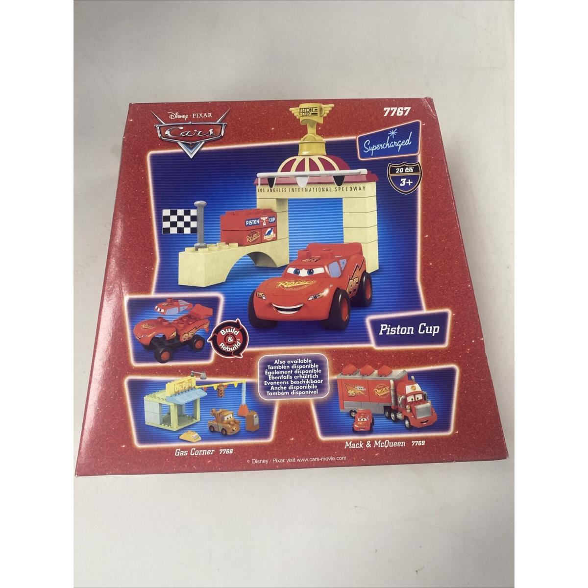 Disney Cars Piston Cup Lightning Mcqueen Mega Bloks 7767 2007