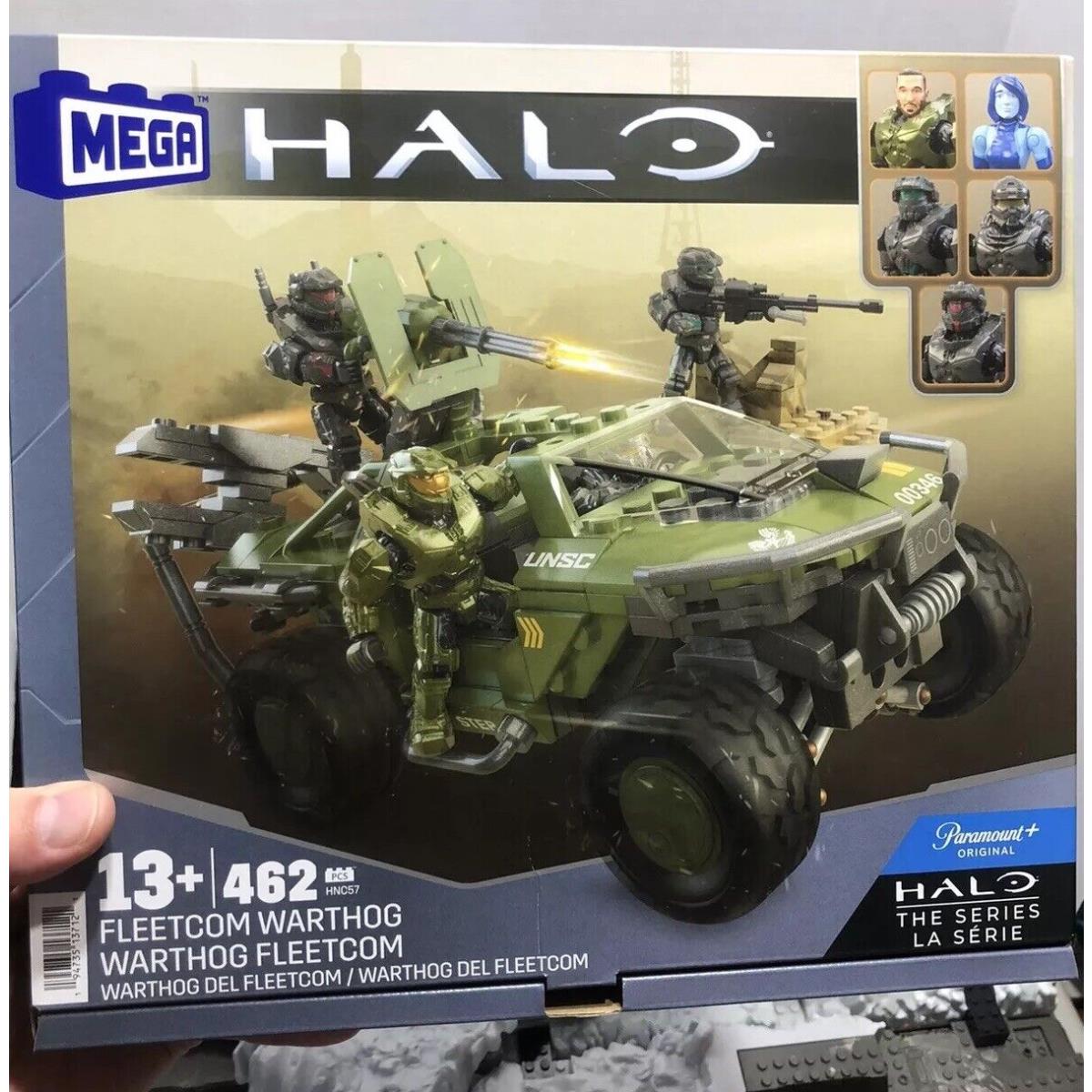 Halo Fleetcom Warthog 462pcs Set HNC57 Mega Bloks Construx Paramount +