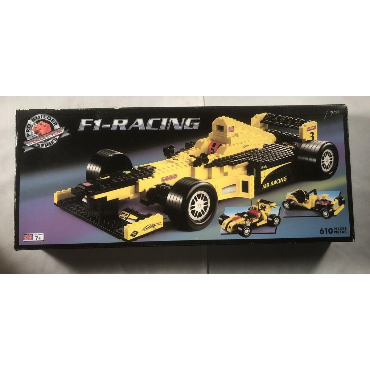 1999 Mega Bloks Probuilder F1-Racing Car Set 9755 Pro-builder