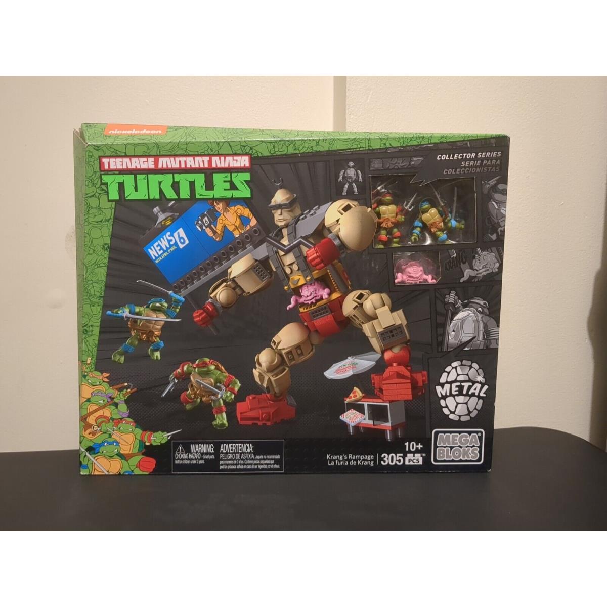 Mega Bloks 2016 Teenage Mutant Ninja Turtles Tmnt Krang`s Rampage Mib