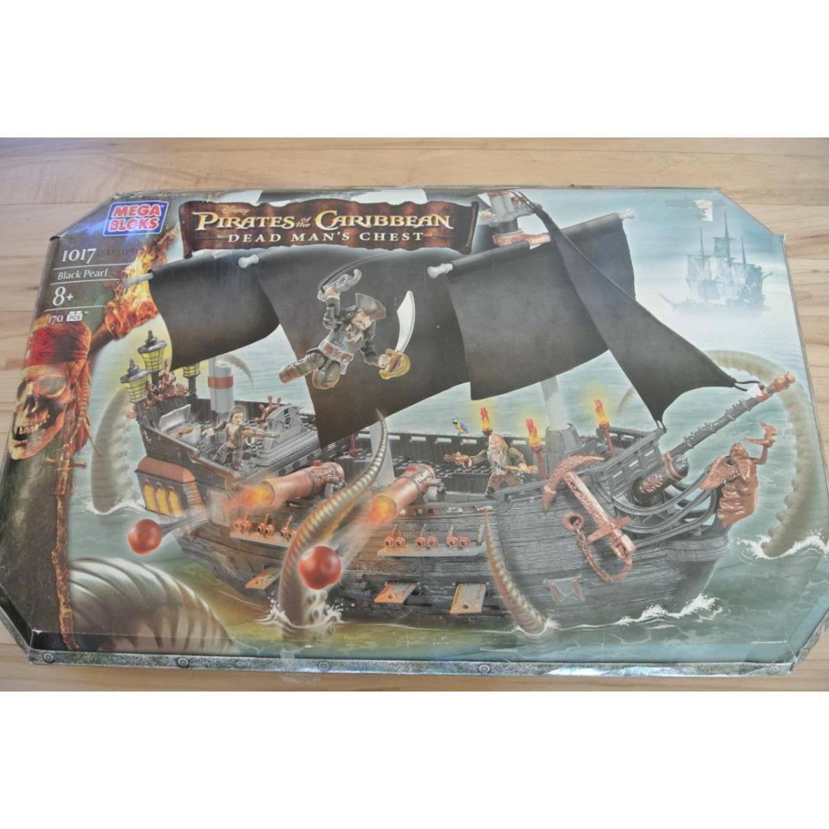 Mega Bloks 1017 Pirates of The Caribbean At Worlds End - Black Pearl Pirate Ship