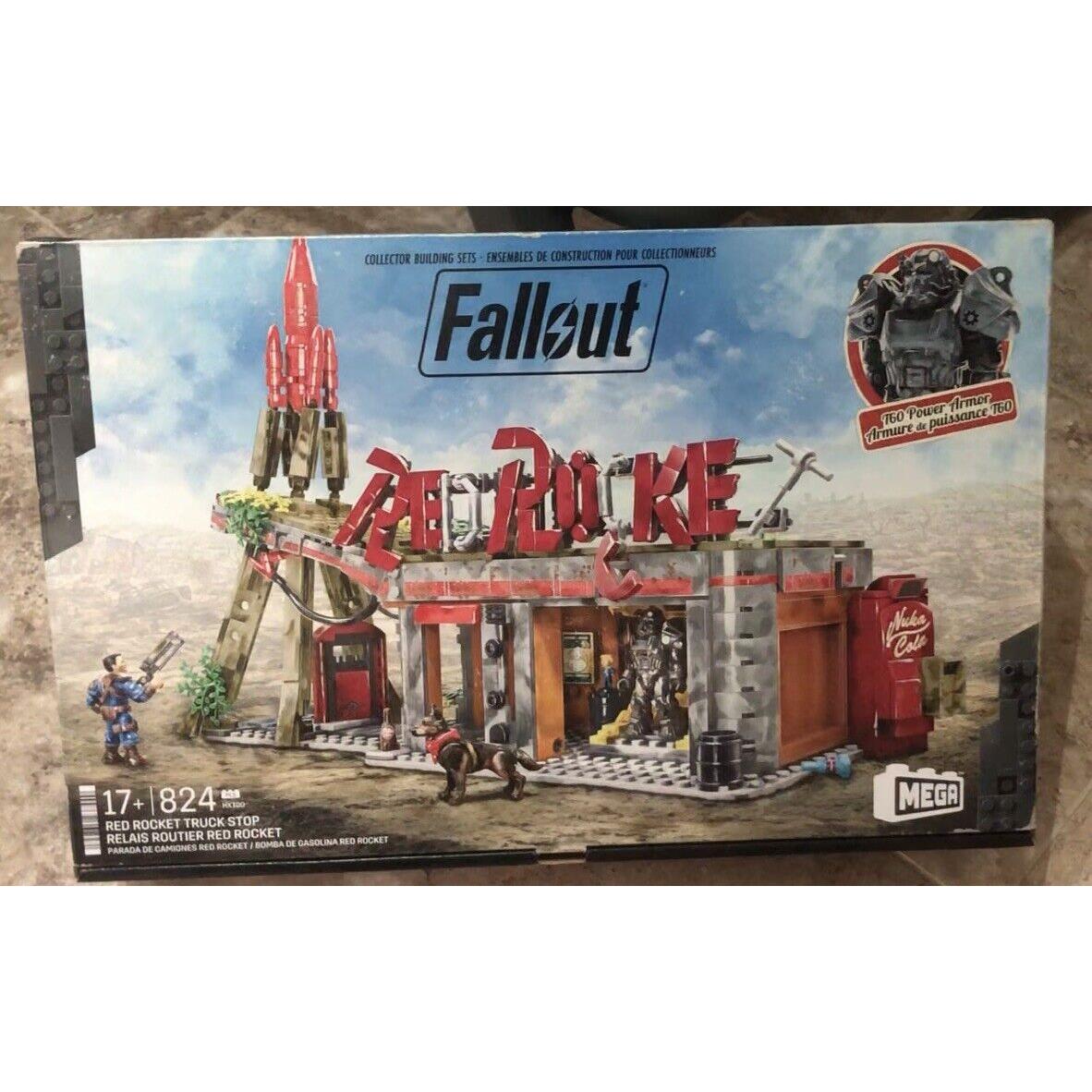 Fallout Red Rocket Truck Stop Mega Bloks Construx Building Block Set Pre-order