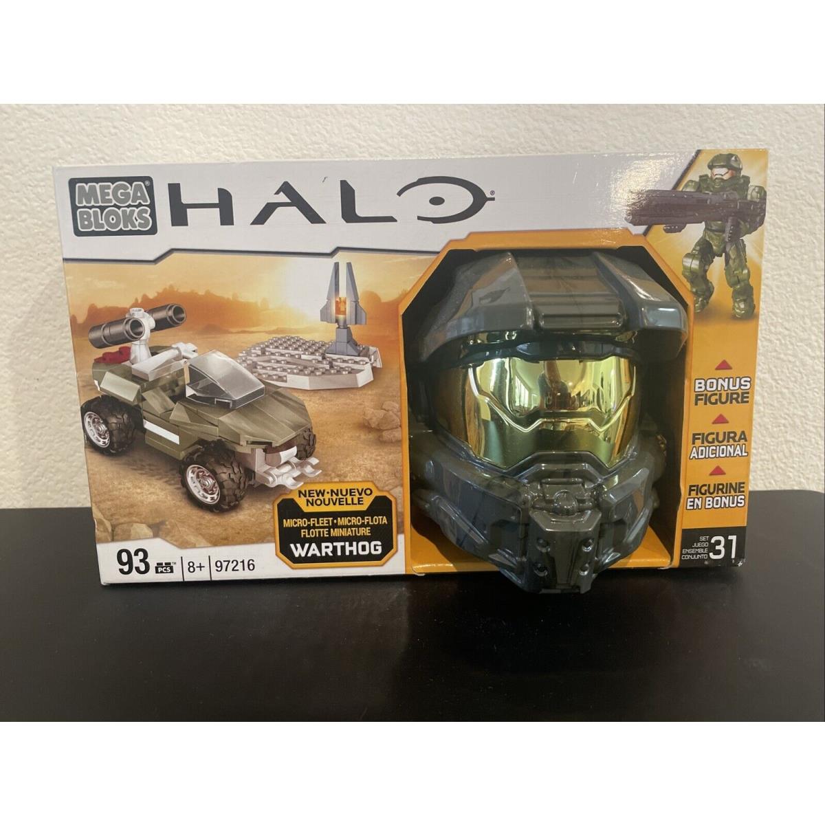 Mega Bloks Halo Micro Fleet Warthog Attack Set 97216 Master Chief Helmet