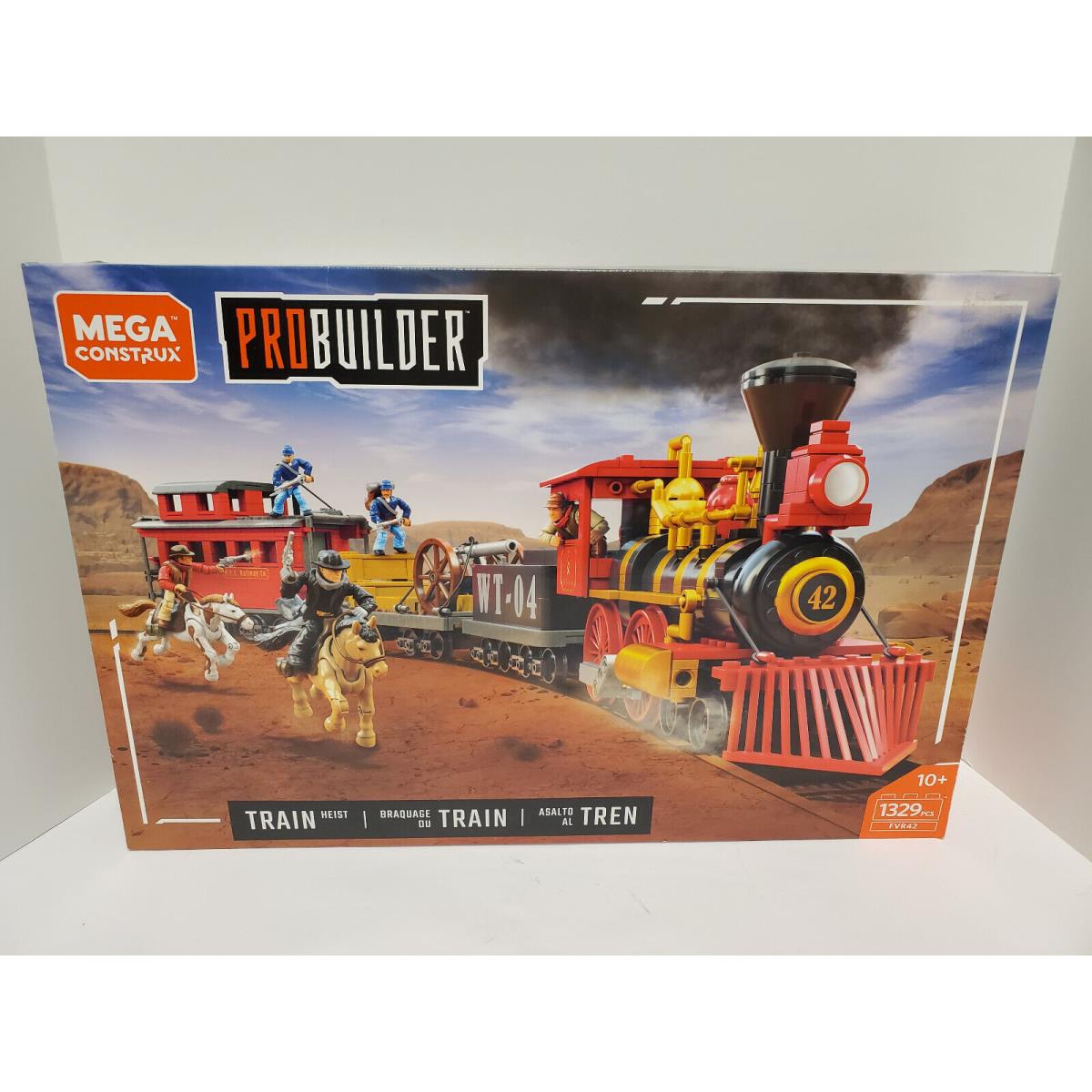 Mega Construx Pro Builder Train Heist Wild West 1329 Pcs