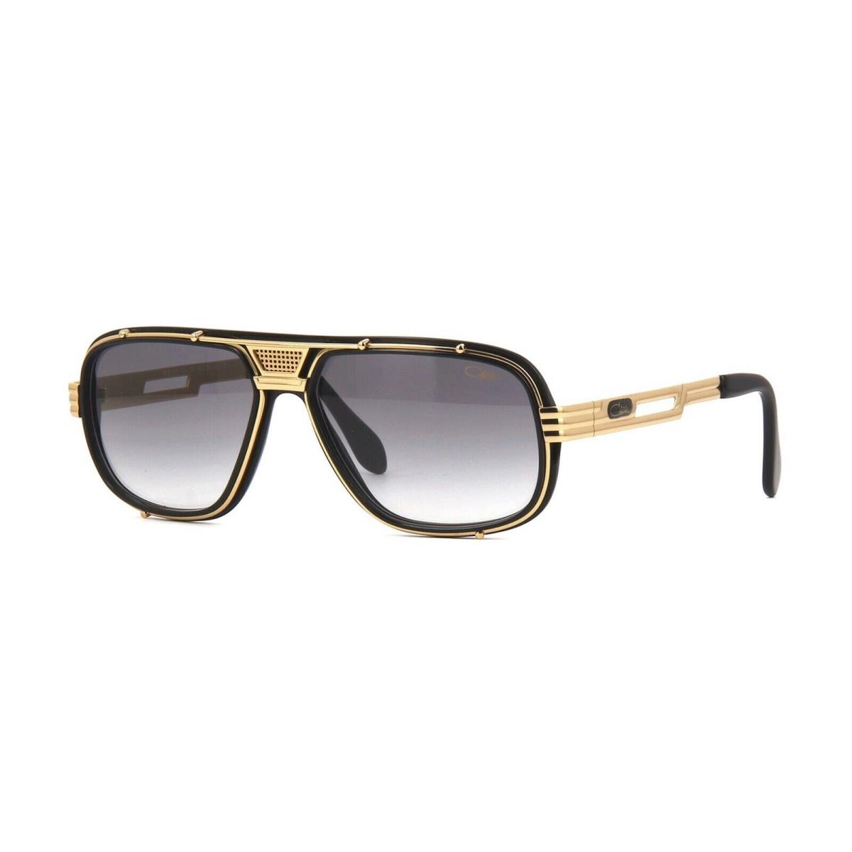 Cazal Legends 665/3 Black 18KT Gold/grey 001 Sunglasses - Frame: Black 18KT Gold, Lens: Grey