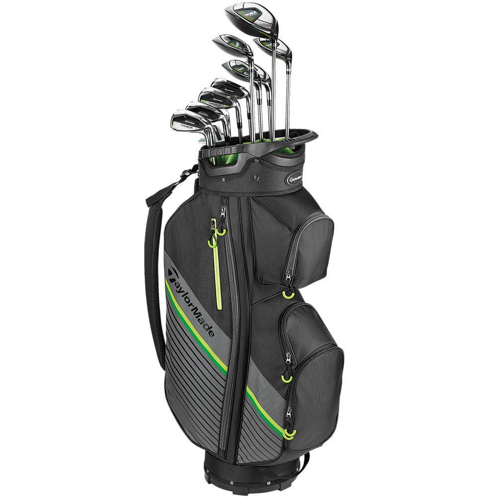 Men`s Taylormade Rbz Speedlite 13Pc Package Set - Graphite - Standard Regular RH - Silver, Black, Green