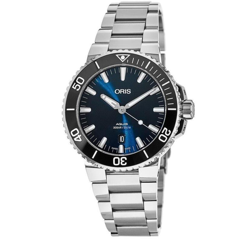 Oris Aquis Date Blue Dial Steel Women`s Watch 01 733 7731 4135-07 8 18 05P