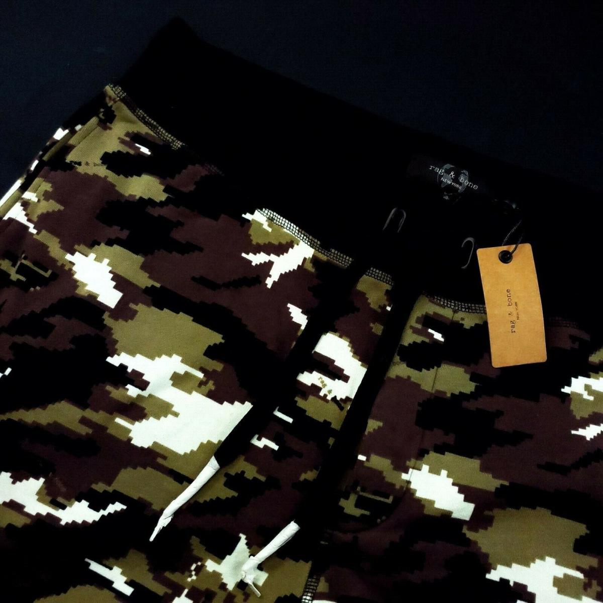 Rag Bone Camo Army Military Prospect Organic Cotton Sweatpant Joggers 2XL