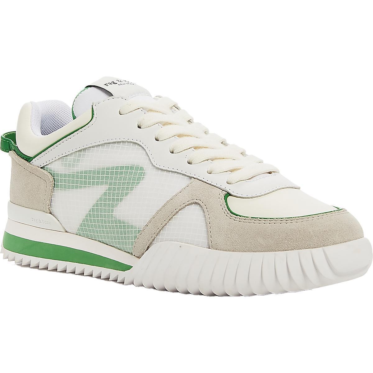 Rag Bone Womens Retro Runner 2.0 Athletic and Training Shoes Shoes Bhfo 9019 White/Green