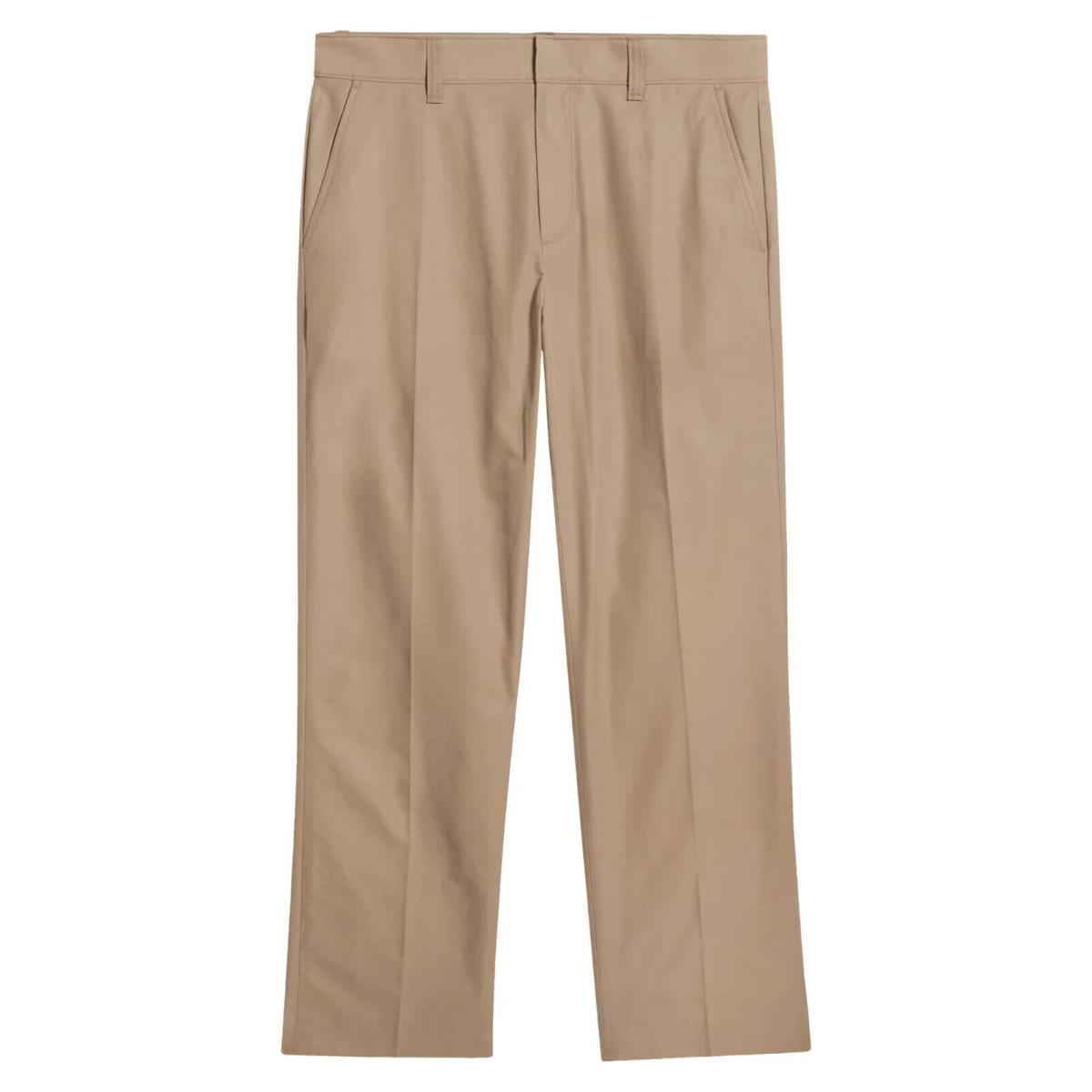 Rag Bone Haydon Straight Leg Pants Men`s 32 Dark Taupe Zip Fly Belt Loops