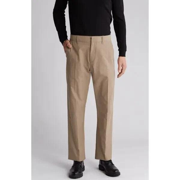 Rag Bone Haydon Slim Fit Pants Men`s 30 Dark Taupe Side Pockets Zip Hook Bar