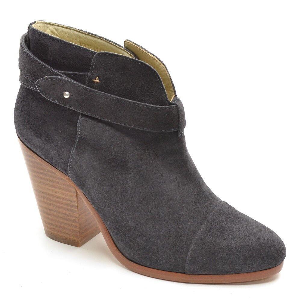 Ladies Rag Bone Harrow Booties 41 / 10.5 Asphalt Suede Boots