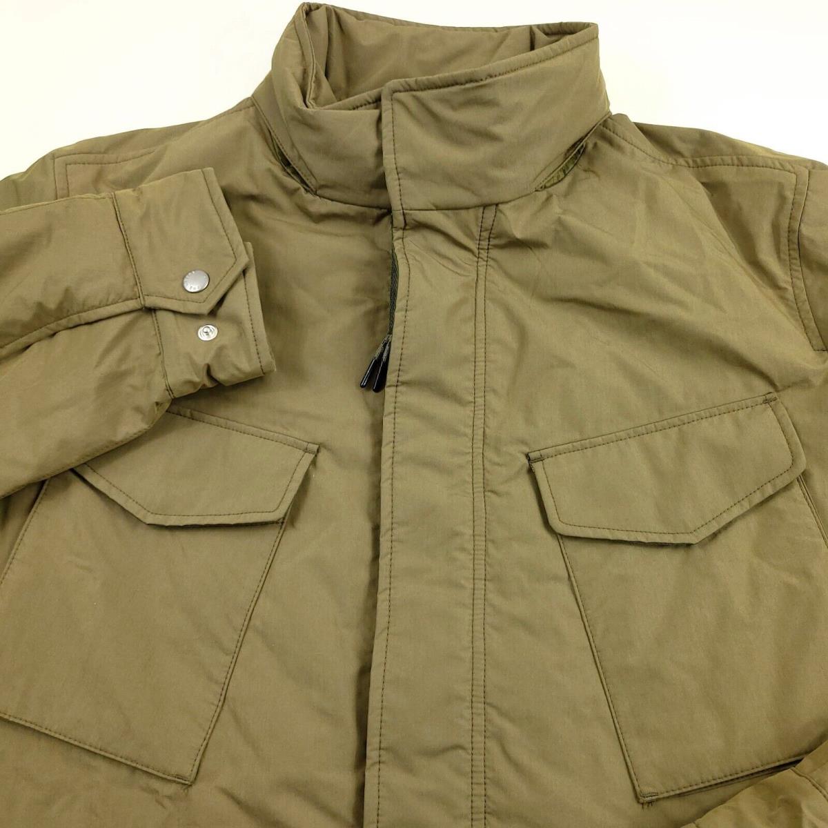 Rag Bone Olive Green Packable Hood Adam Field Jacket Mens Size XL