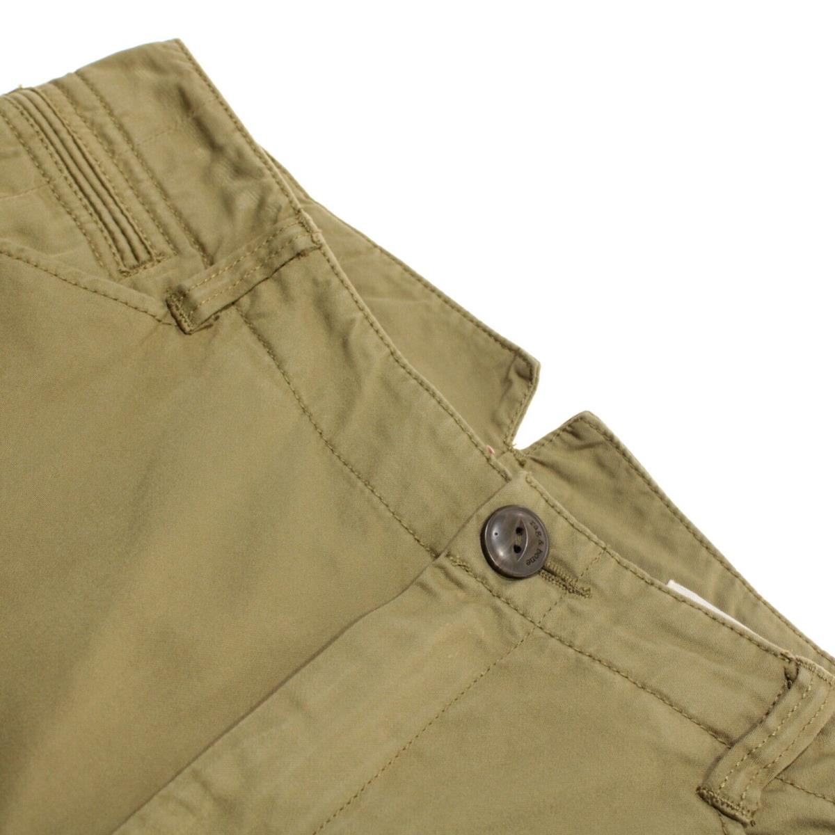 Rag Bone Chinos / Casual Pants Size 27 US Solid Green Cotton