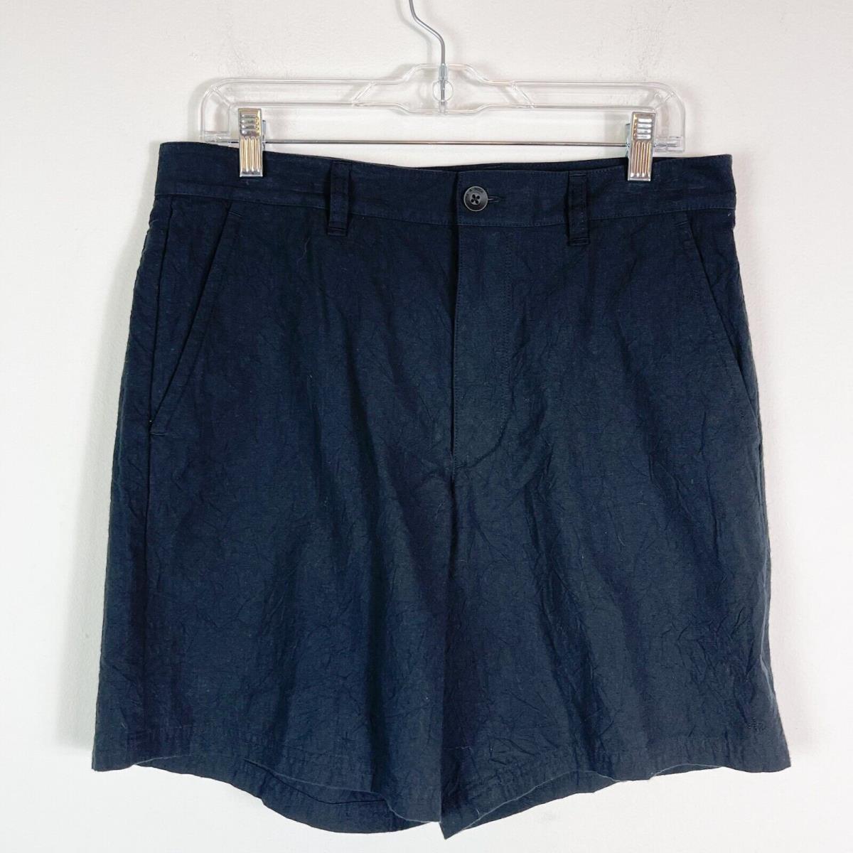 Rag Bone Men`s Eaton Cotton Short Black Size 31