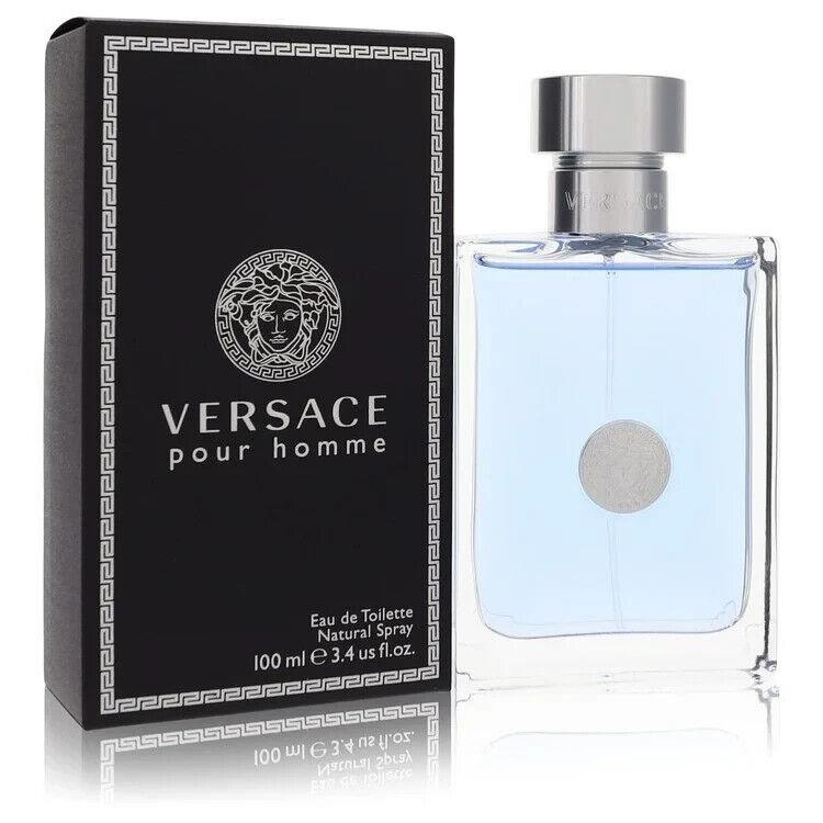 Versace Pour Homme Eau De Toilette Spray 3.4 fl oz