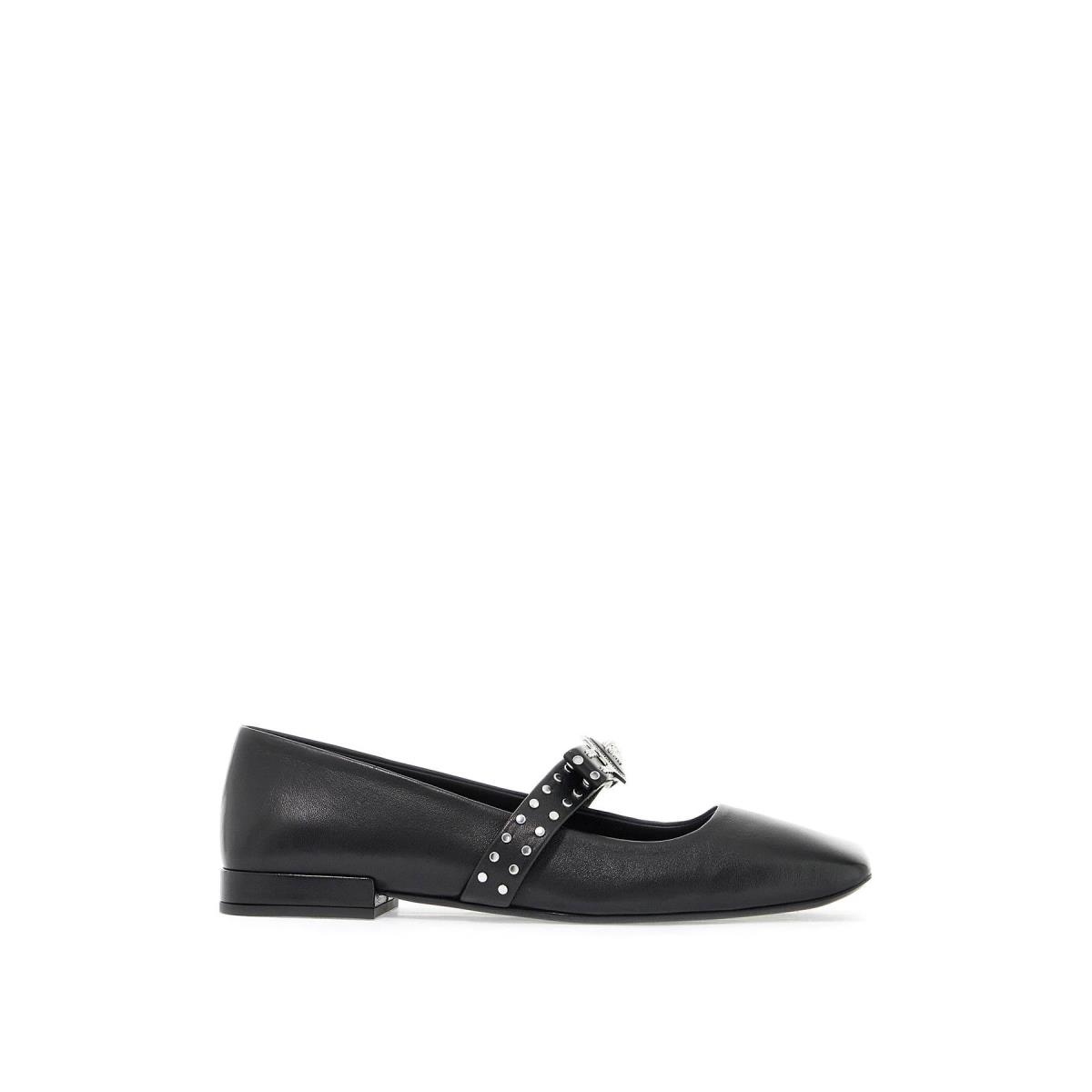 Versace Gianni Ribbon Studded Baller Women`s Shoes