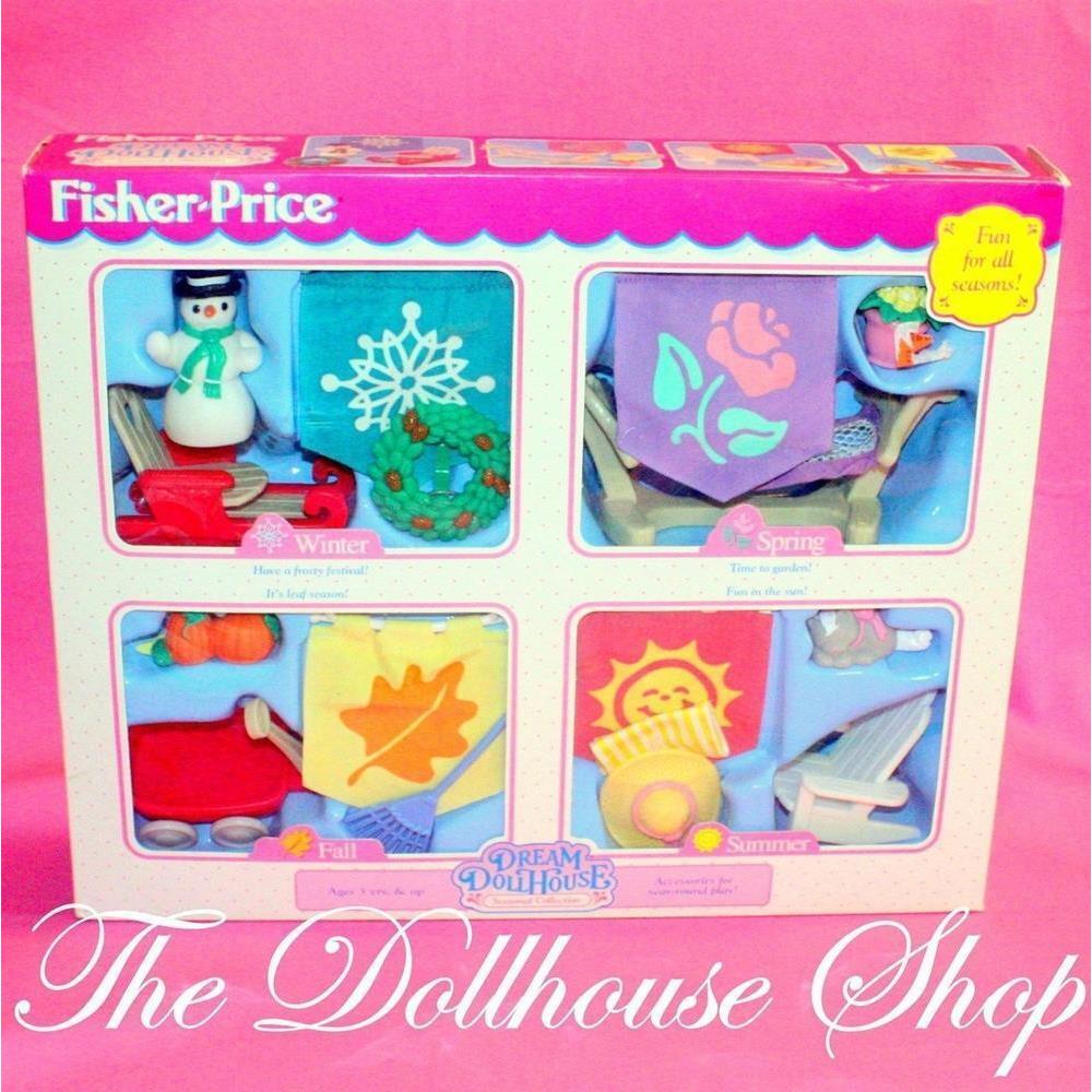 1996 Fisher Price Loving Family Dream Dollhouse Seasonal Collection