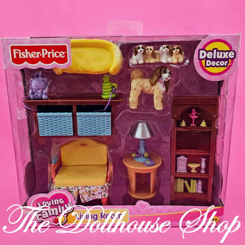 Fisher Price Loving Family Dollhouse Living Room Boxed Set