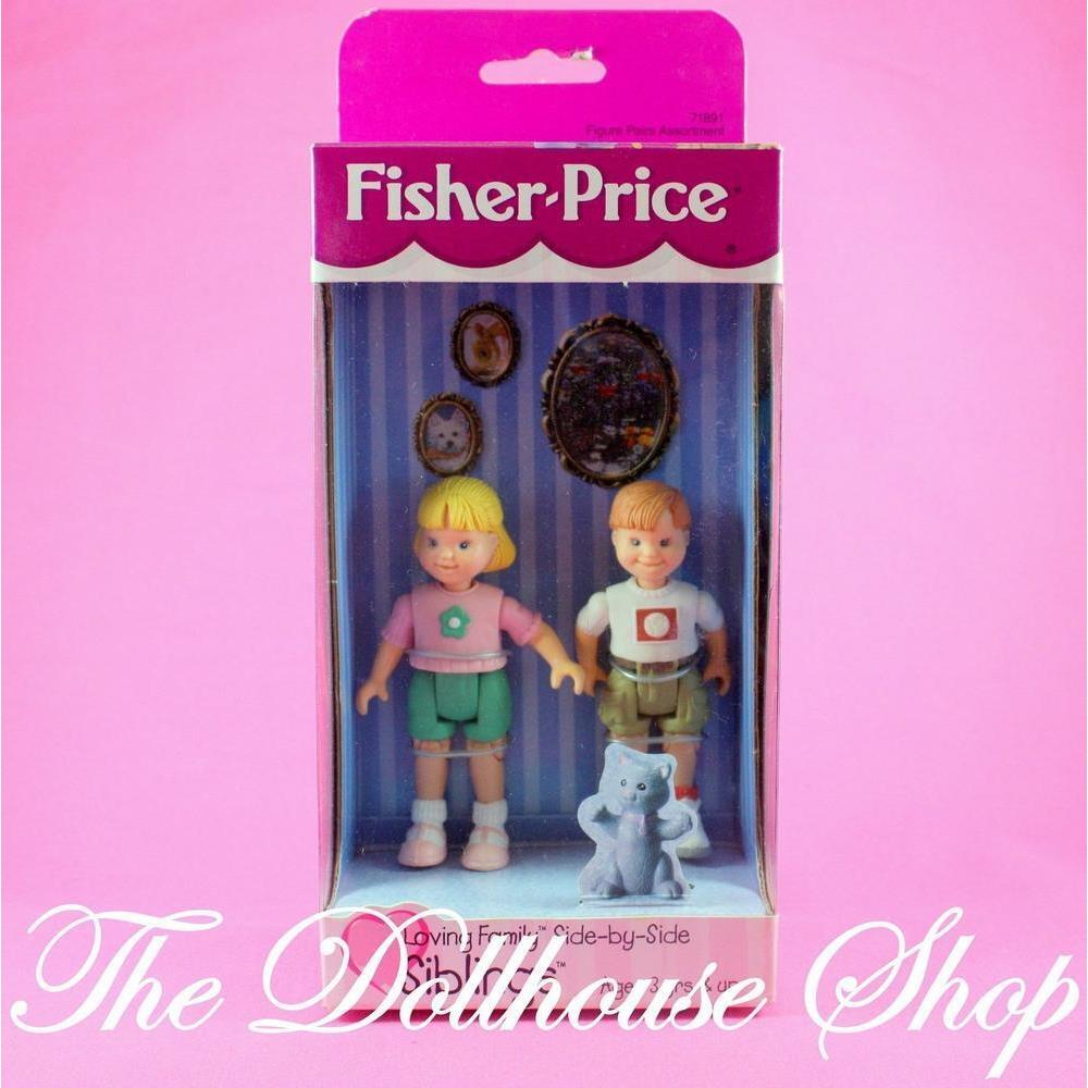 Fisher Price Loving Family Dollhouse Brother Side-by-side Sibling Set Boy Gi