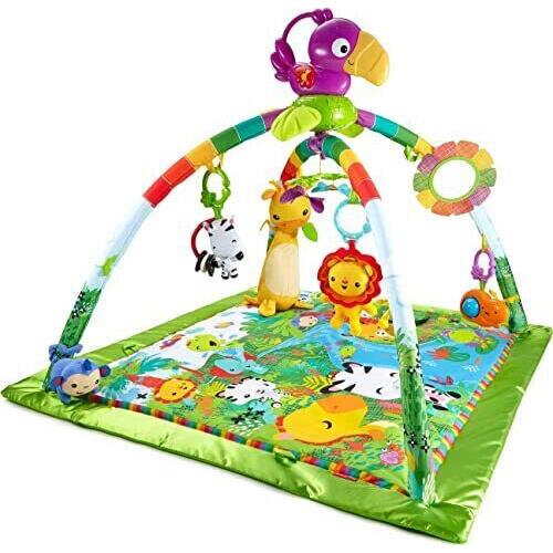 Fisher-price Rainforest Music Lights Deluxe Infant Gym