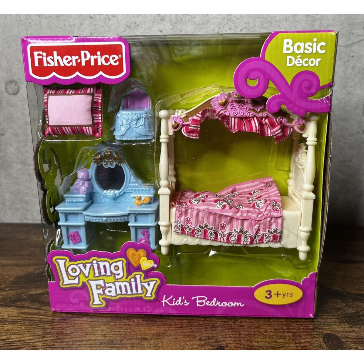 Fisher-price Loving Family Kid`s Bedroom Basic Decor IN Package