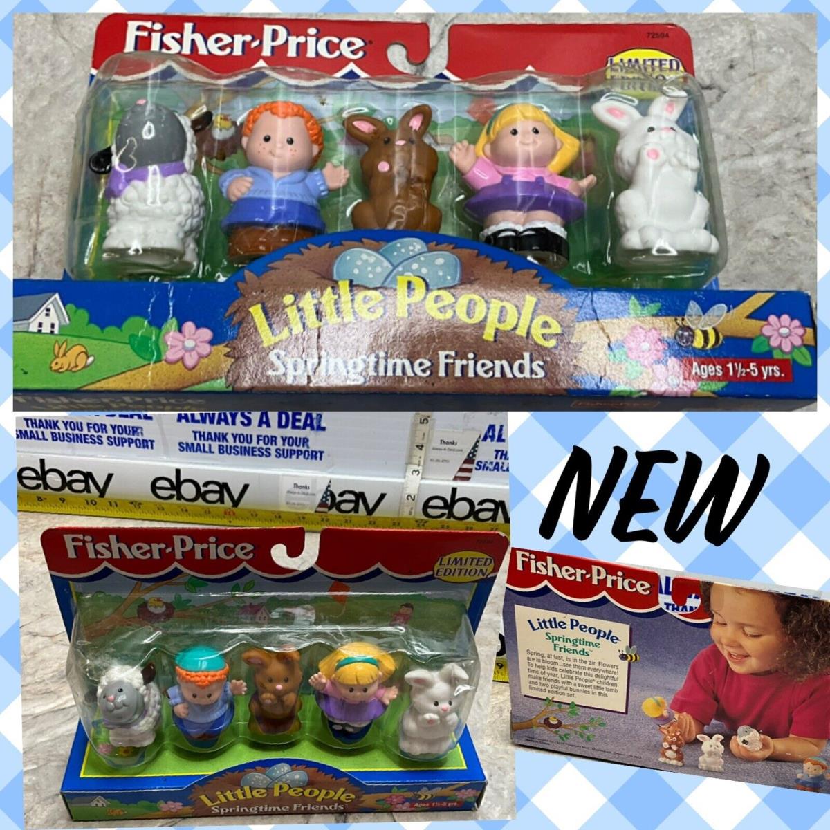 Little People Springtime Friends Limited Edition 5 Figure Set Fisher Price