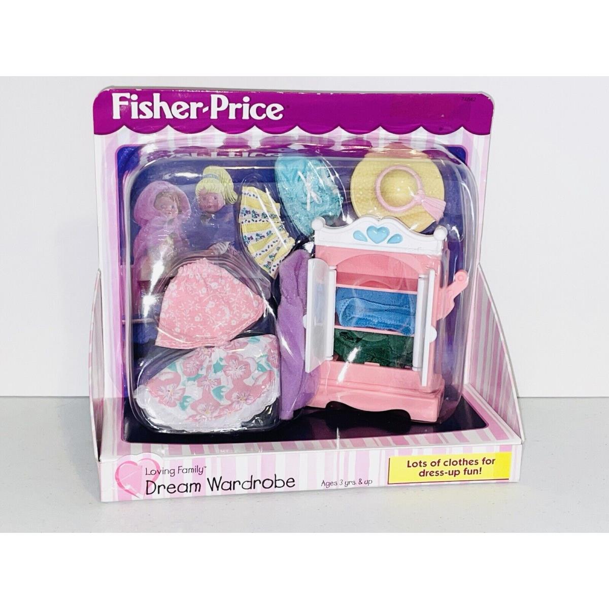 Fisher Price Loving Family Dream Wardrobe FP Armoire Closet Clothes Skirts