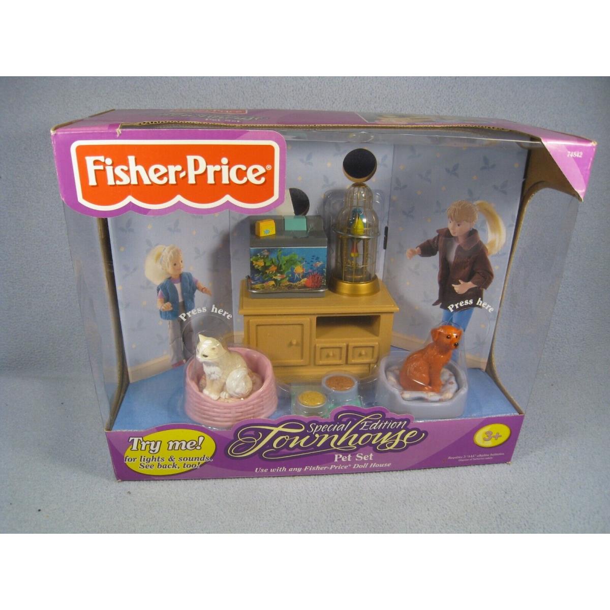 Nib. Fisher Price Special Edition Townhouse Pet Set