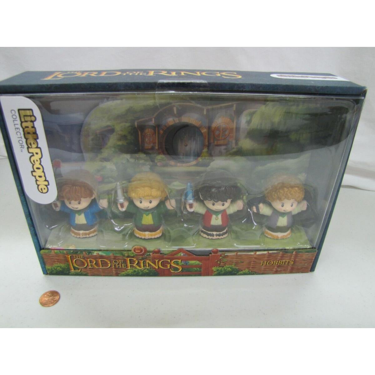 Fisher-price Little People Lord OF The Rings Hobbits Frodo Sam Pippin Merry