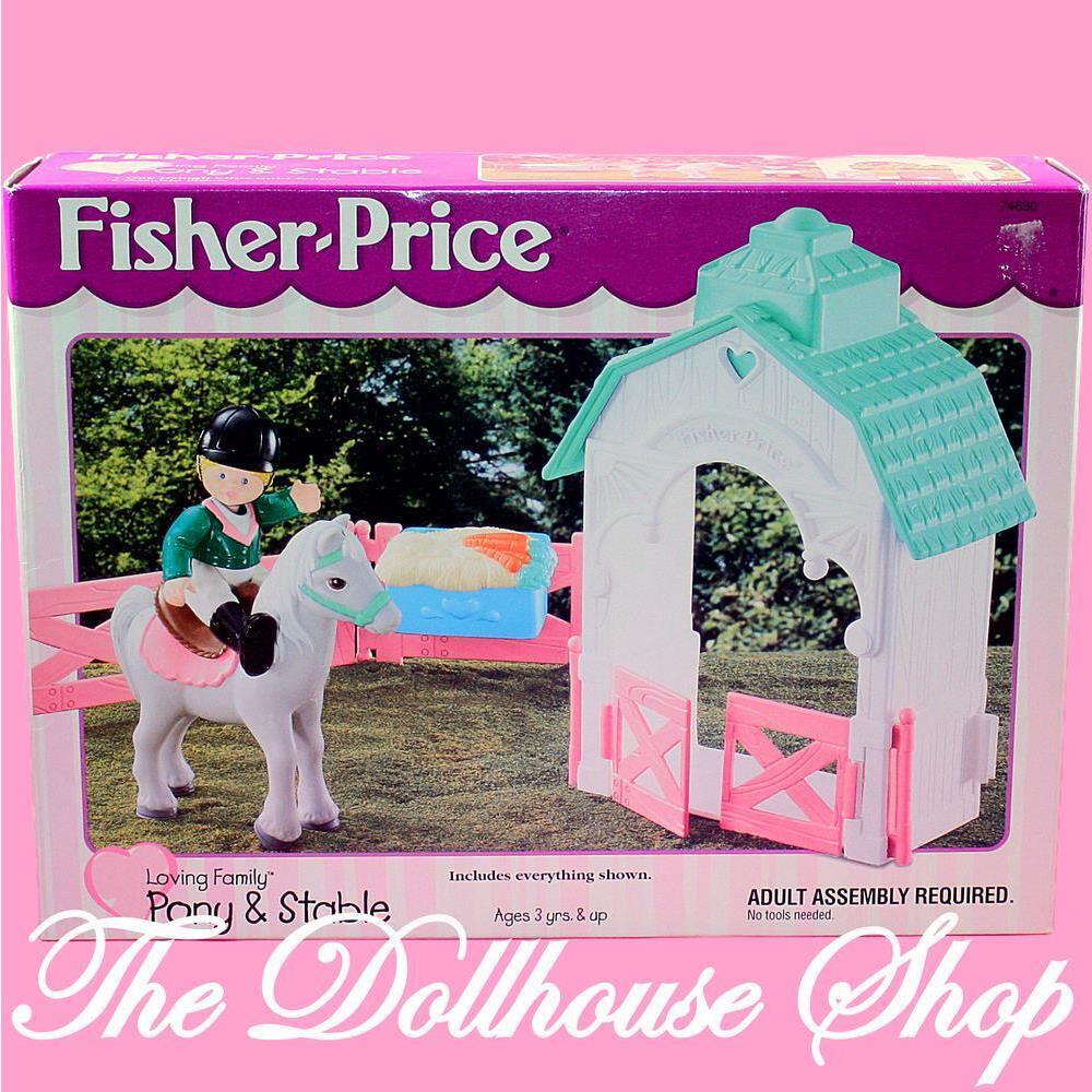 Fisher Price Loving Family Dream Dollhouse Horse Pony Stable