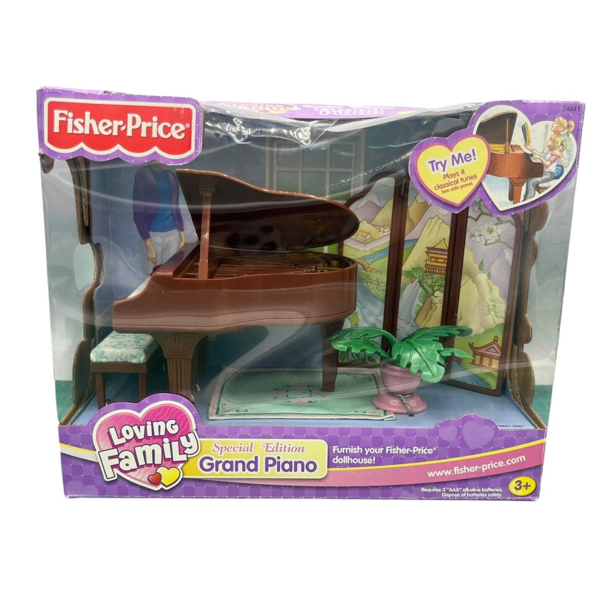 Fisher Price Loving Family Dollhouse Special Ed. Grand Piano Sounds Lights