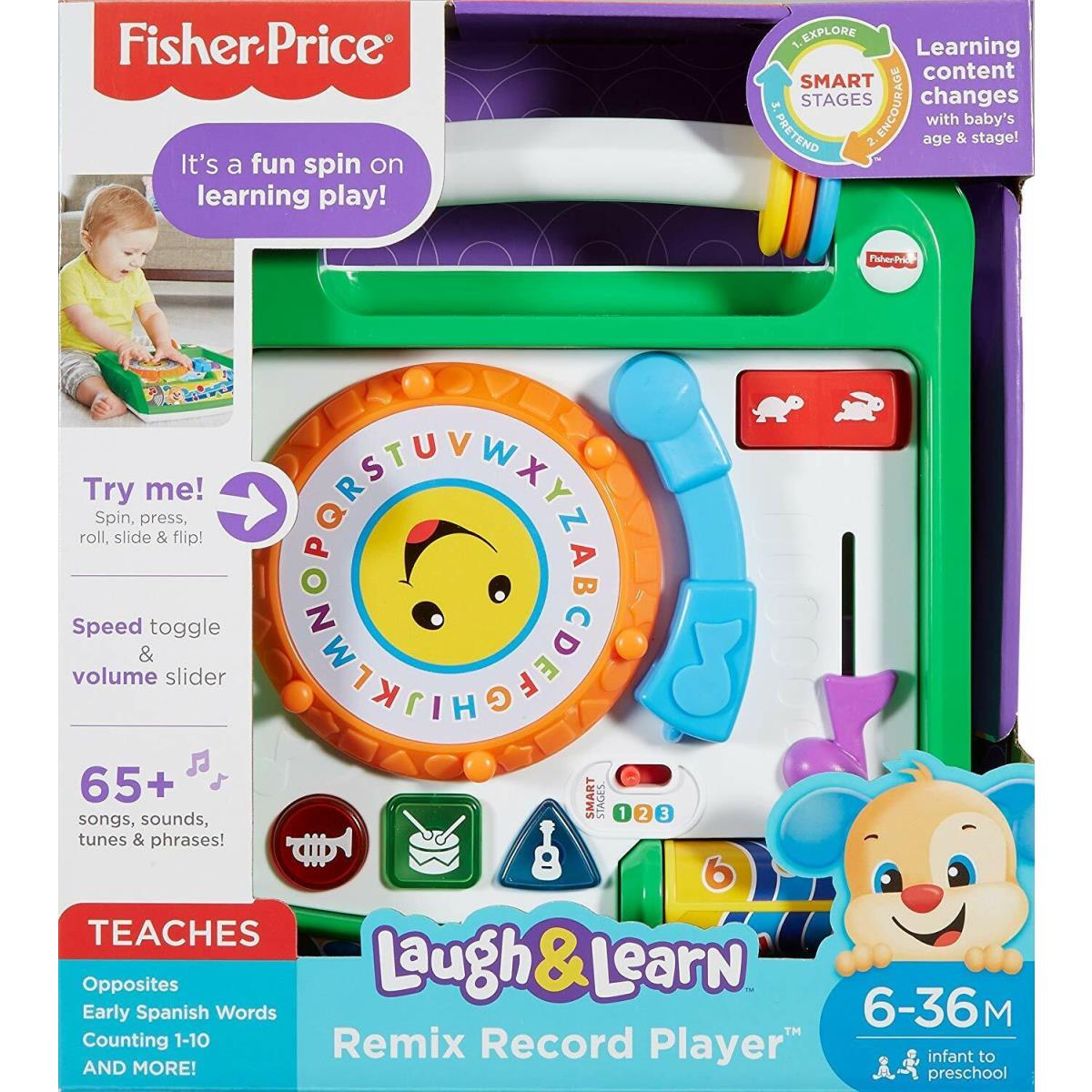 Fisher-price Laugh Learn Remix Record Player