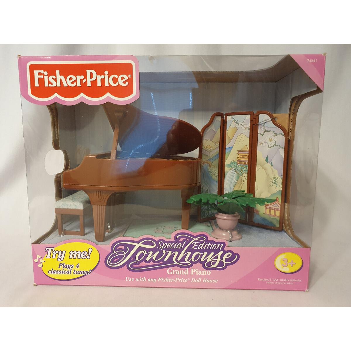 Fisher Price Special Edition Family Doll House Townhouse Grand Piano