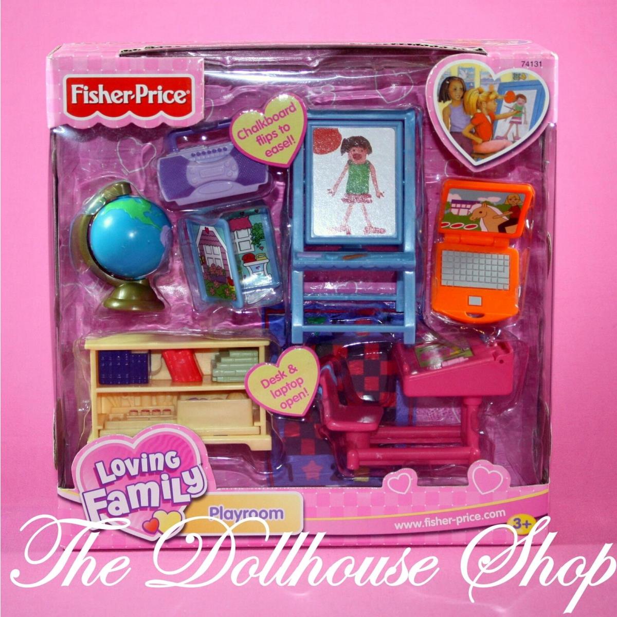 Fisher Price Loving Family Dollhouse Kids Bedroom Playroom Set