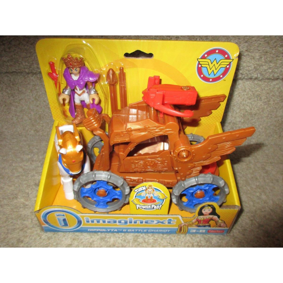 Imaginext DC Fisher Price Wonder Woman Hippolyta Battle Chariot Mom Mother Queen