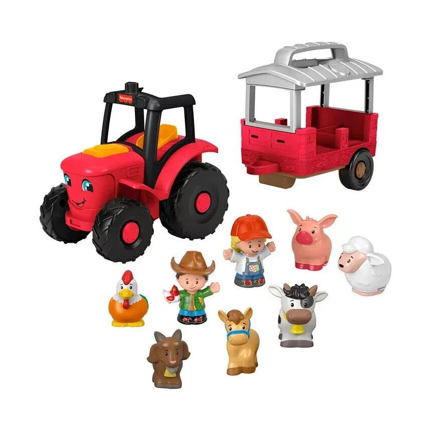 Fisher Price Little People Caring For Animals Tractor Figures Kids Infant Toys