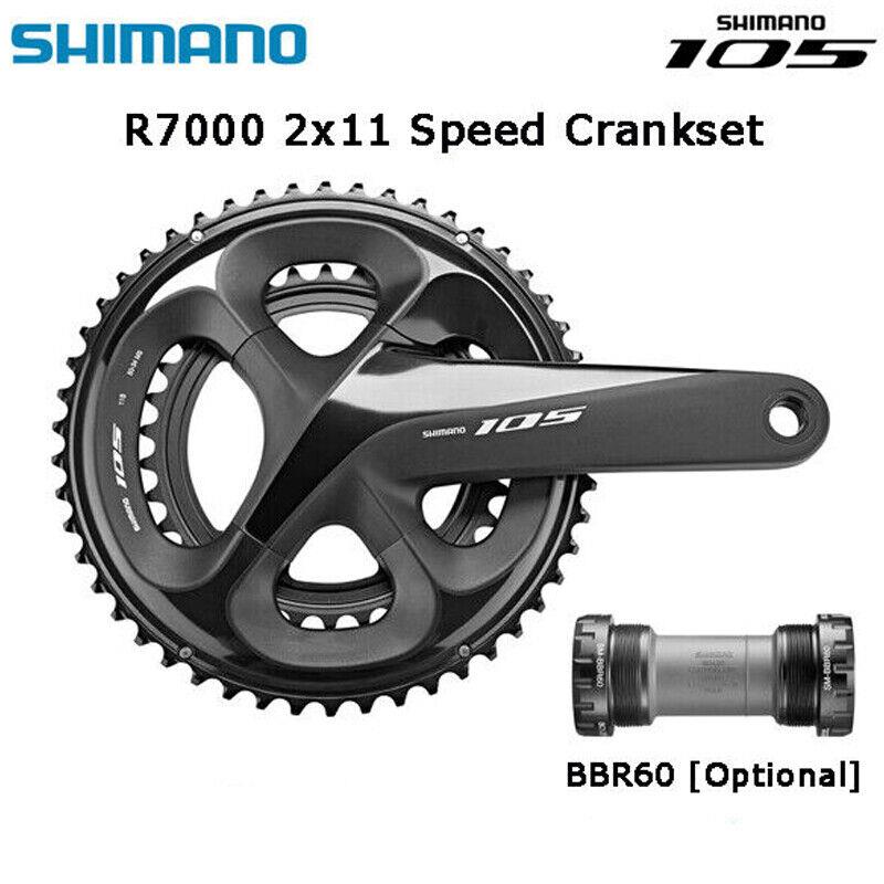 Shimano 105 FC-R7000 2x11 Speed Hollowtech II Crankset 50/34 170 172.5 175