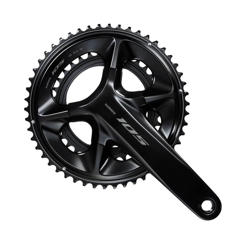 Shimano 105 FC-R7100 Hollowtech II Black Crankset 2x12-Speed