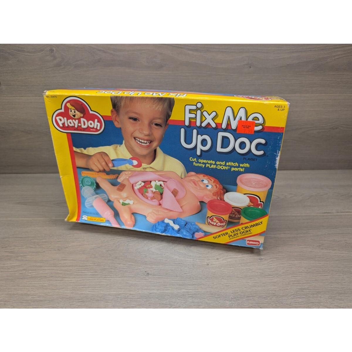 Vintage Play-doh Fix Me Up Doc Playset 23470 1991