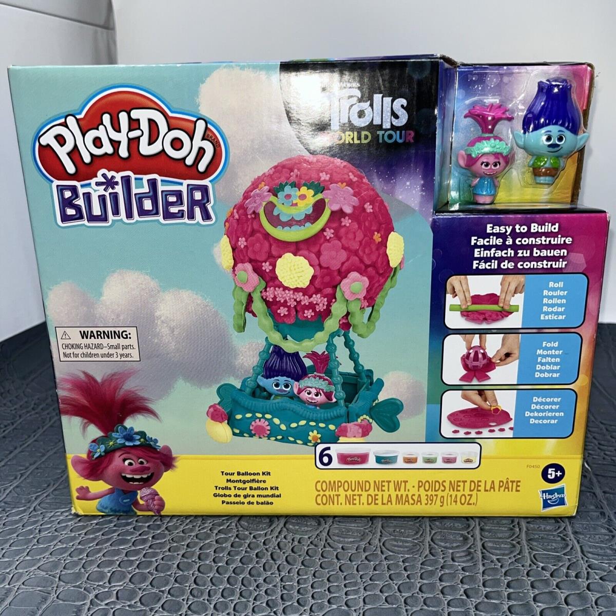 Play-doh Builder Trolls World Tour-tour Balloon Kit Htf Rare