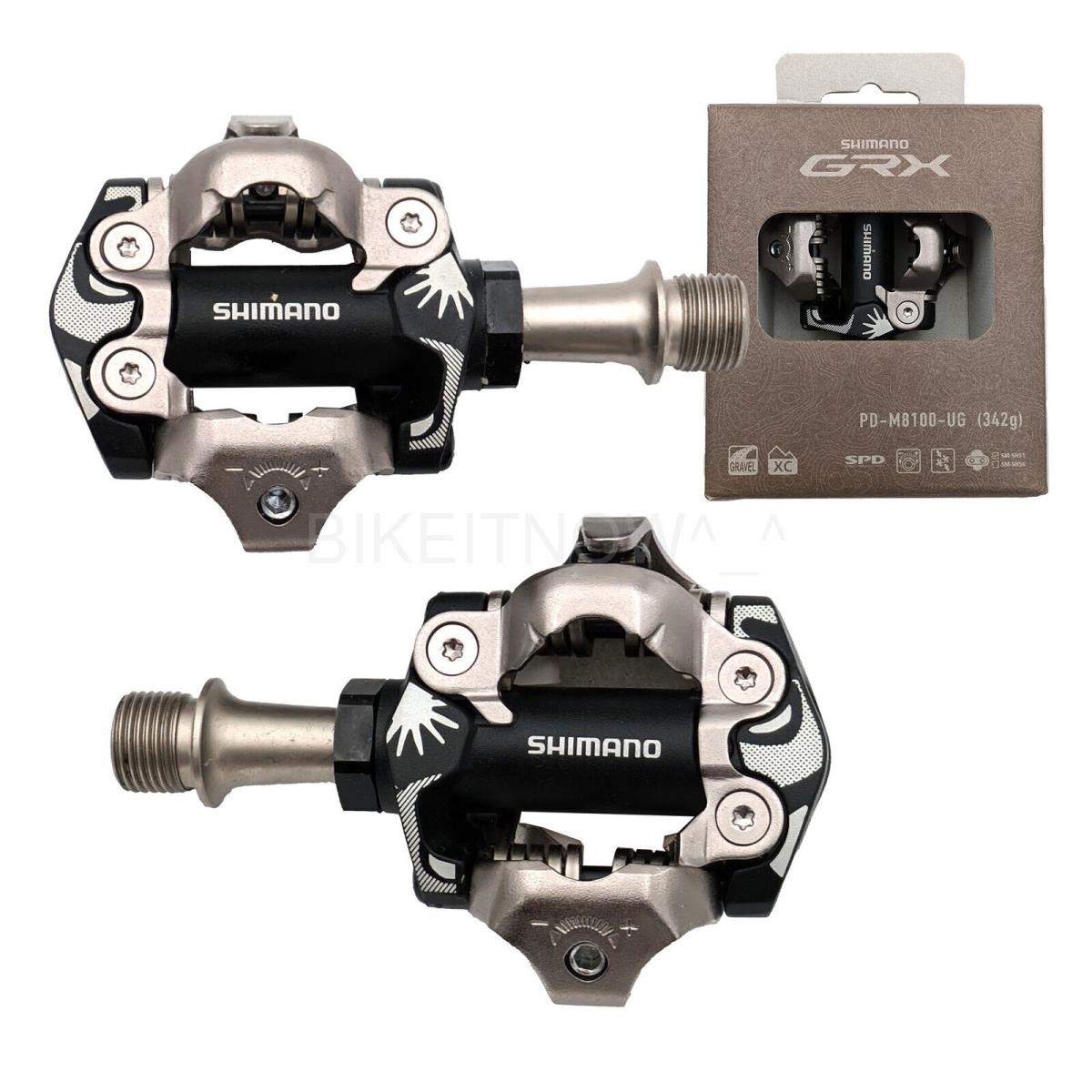 Shimano Grx PD-M8100-UG Limited Edition Gravel/xc Bike Spd Pedals Black