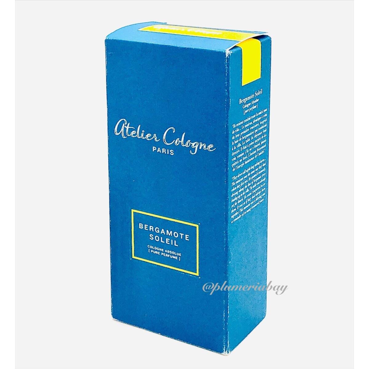 Atelier Cologne Bergamote Soleil Cologne Absolue Pure Perfume 100mL 3.3oz