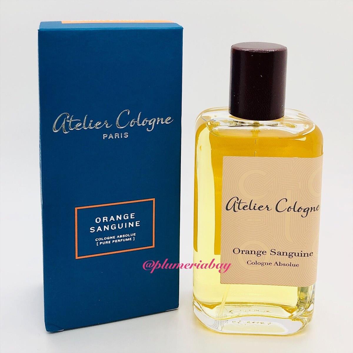 Atelier Cologne Orange Sanguine Cologne Absolue Pure Perfume 3.3oz 100mL